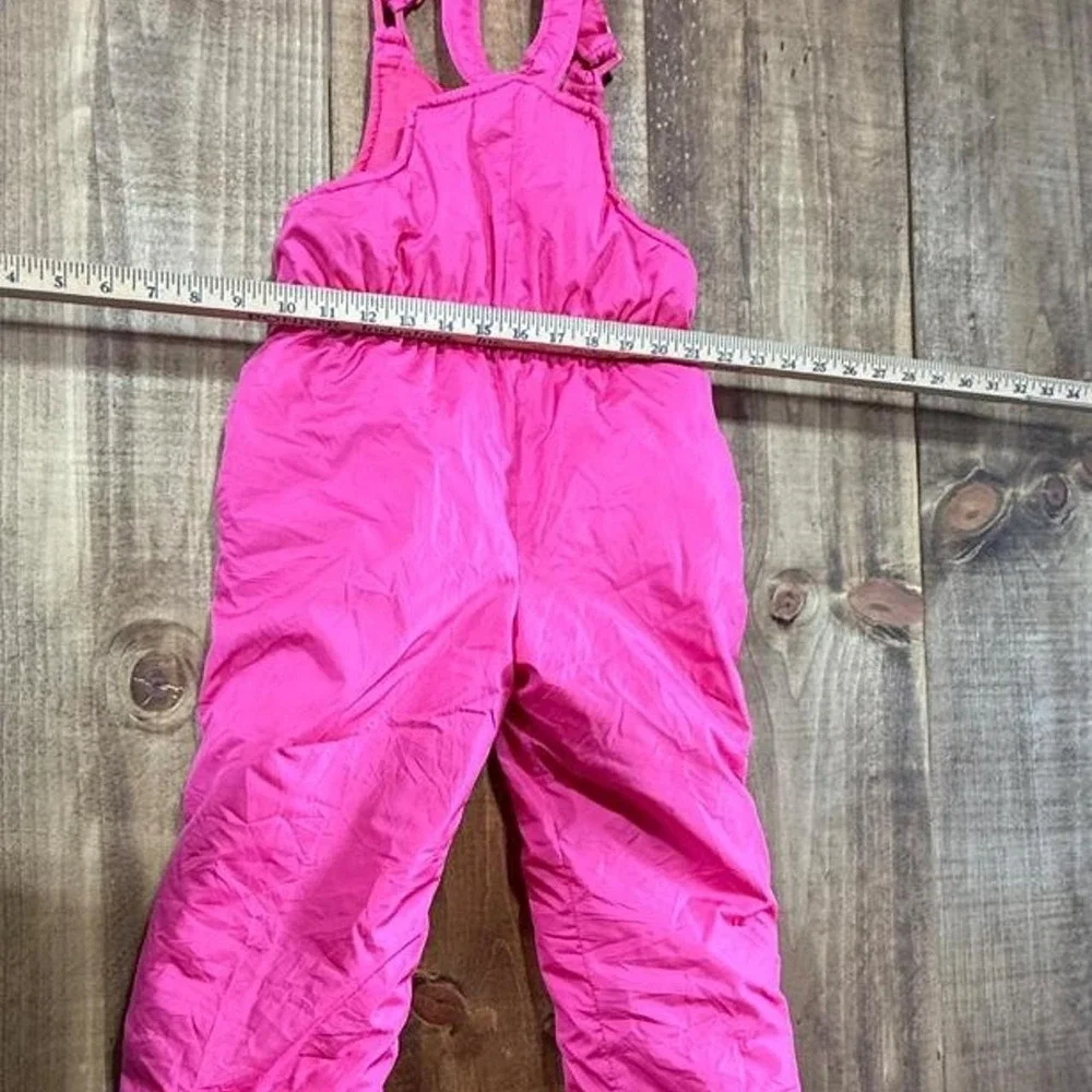 Pink Platinum Snow Bib Overalls Girls 4T Pink Insulated Winter Ski Snowsuit